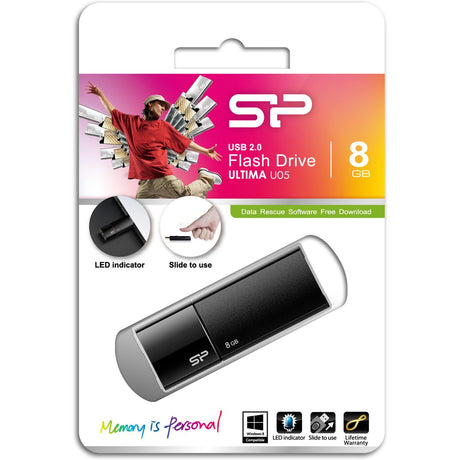 Silicon Power Ultima U05 8GB USB 2.0 (Black)