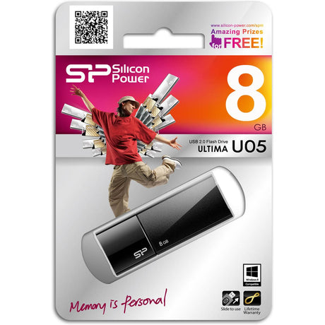 Silicon Power Ultima U05 8GB USB 2.0 (Black) - image 2 of 5