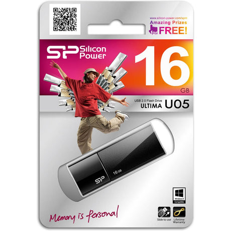 Silicon Power Ultima U05 16GB USB 2.0 (Black) - image 2 of 5