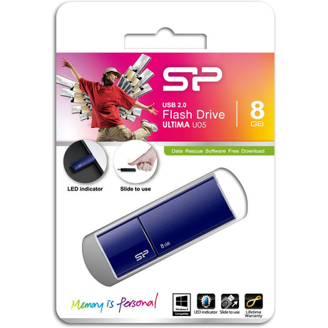 Silicon Power Ultima U05 8GB USB 2.0 (Blue)