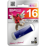 Silicon Power Ultima U05 16GB USB 2.0 (Blue) - image 2 of 3