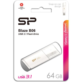 Silicon Power Blaze B06 64GB USB 3.0 (White)