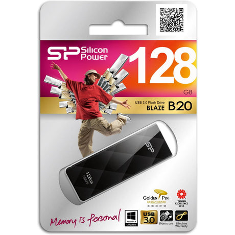 Silicon Power Blaze B20 128GB USB 3.0 (Black) - image 2 of 4