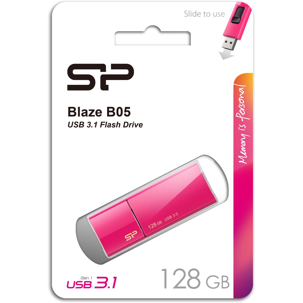 Silicon Power Blaze B05 128GB USB 3.0 (Pink)