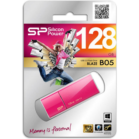 Silicon Power Blaze B05 128GB USB 3.0 (Pink) - image 2 of 5