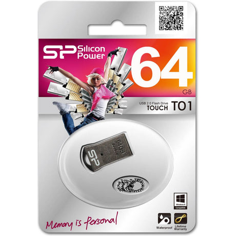Silicon Power Mobile T01 64GB USB 2.0 (Black) - image 2 of 4