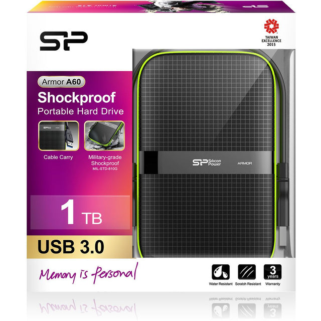 Silicon Power Armor A60 Ext HDD 1TB USB 3.0 (Black)