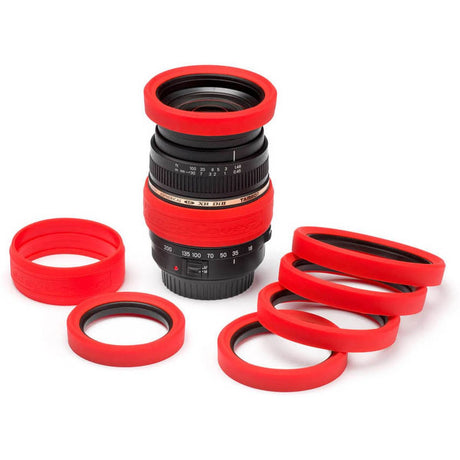 easyCover Lens Rim For 62mm Red