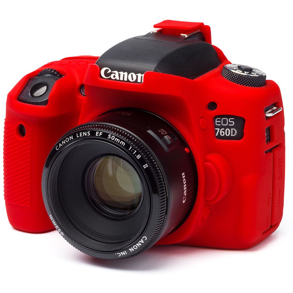 easyCover Body Cover For Canon 760D Red