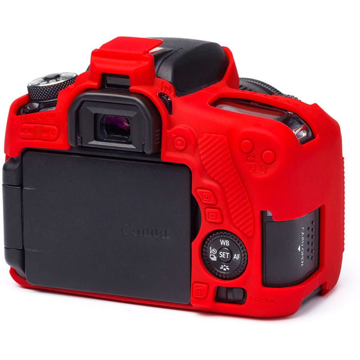 easyCover Body Cover For Canon 760D Red