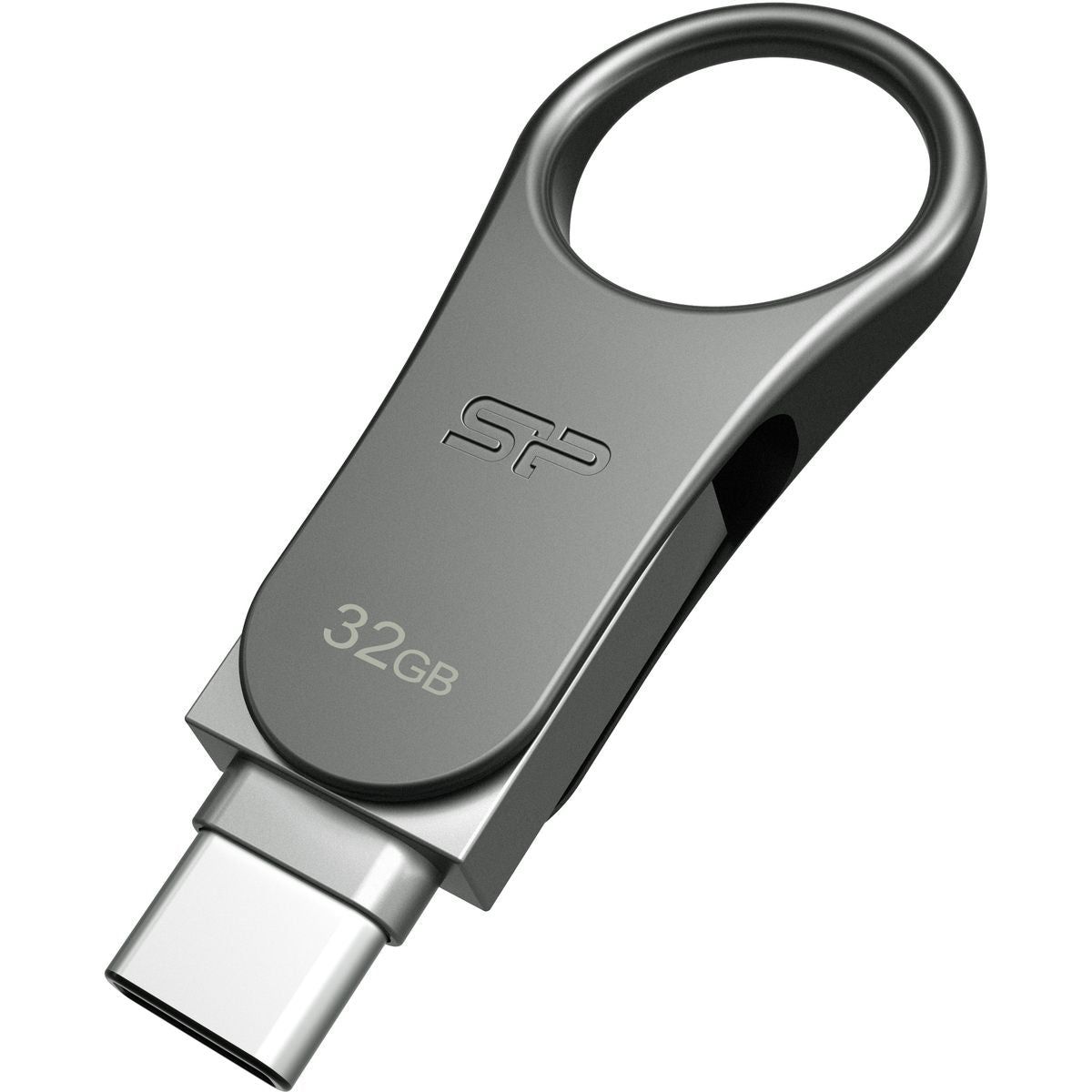 Silicon Power Mobile C80 32GB USB 3.0 + USB Type-C (Silver) - image 3 of 5