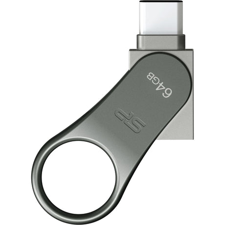 Silicon Power Mobile C80 64GB USB 3.0 + USB Type-C (Silver) - image 4 of 5