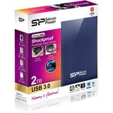 Silicon Power Armor A80 Ext HDD 2TB USB 3.0 (Blue)
