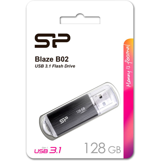 Silicon Power Blaze B02 128GB USB 3.1 Gen 1 (Black)
