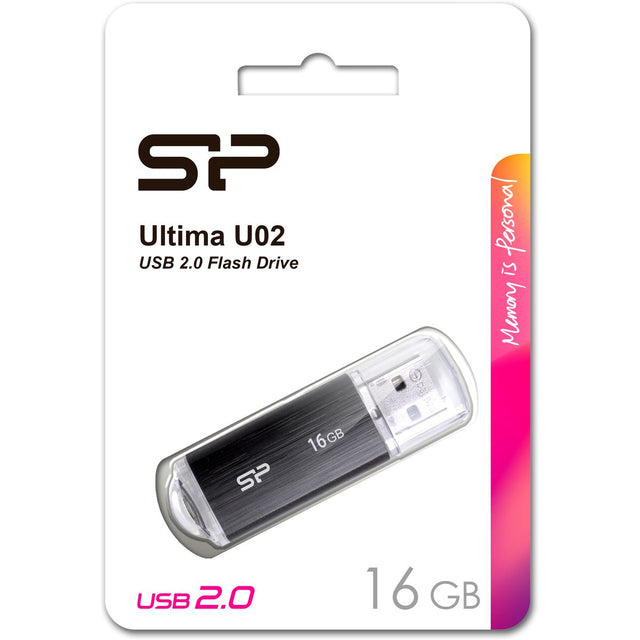 Silicon Power Ultima U02 16GB USB 2.0 (Black)