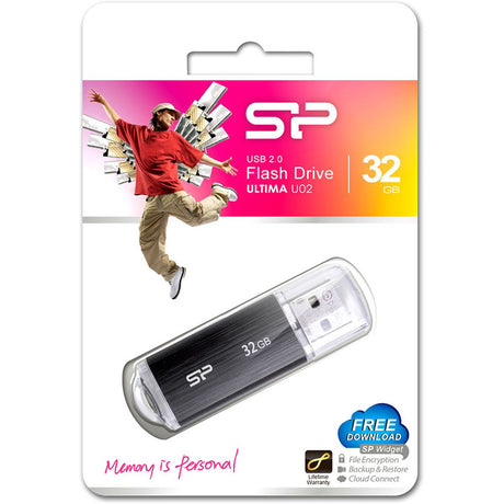 Silicon Power Ultima U02 32GB USB 2.0 (Black) - image 2 of 5
