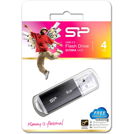 Silicon Power Ultima U02 4GB USB 2.0 (Black) - image 2 of 5