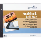 Goldbuch Navulling 29x24 Black Pages