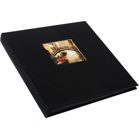 Goldbuch Bella Vista Photo Album 30x31 Black Black Pages - image 2 of 3