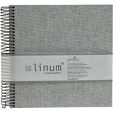 Goldbuch Linum Spiral Album 21x20 Grey Meliert Crème Pages