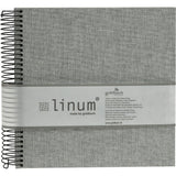 Goldbuch Linum Spiral Album 21x20 Grey Meliert Crème Pages - image 2 of 2