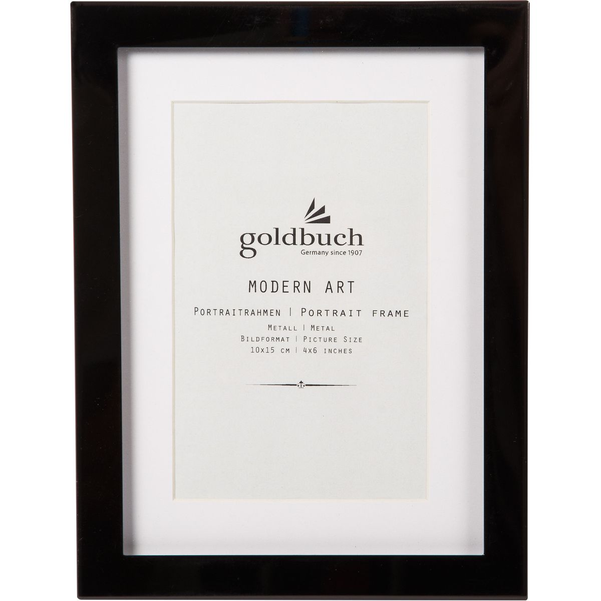 Goldbuch Modern Art Photo Frame 10x15 Black