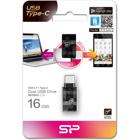 Silicon Power Mobile C31 16GB USB 3.1 Gen 1 + USB Type-C - image 5 of 5