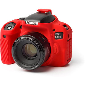easyCover ECC800DR Body Cover For Canon 800D Red