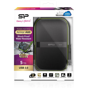 Silicon Power Armor A60 Ext HDD 5TB USB 3.0 (Black)