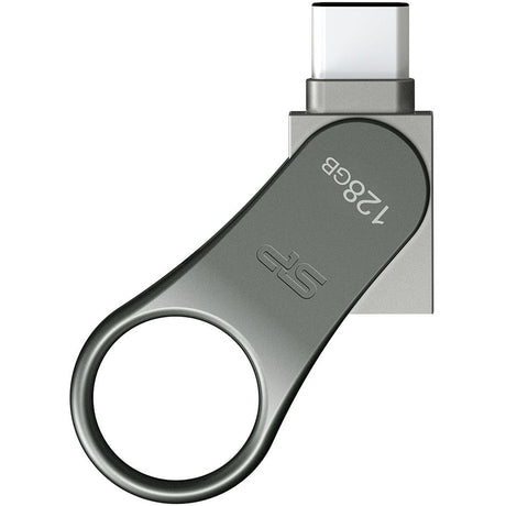 Silicon Power Mobile C80 128GB USB 3.0 + USB Type-C (Silver) - image 3 of 5
