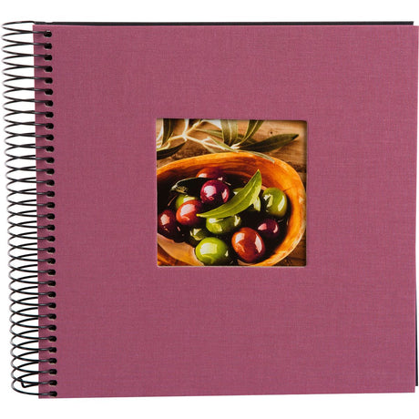Goldbuch Bella Vista Spiraal Album 21x20 Black Blad Fuchsia