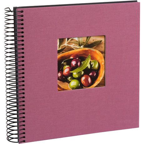 Goldbuch Bella Vista Spiraal Album 21x20 Black Blad Fuchsia - image 5 of 5
