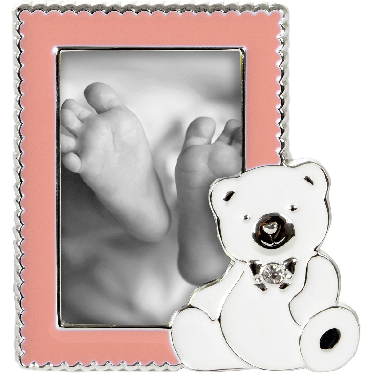 Goldbuch Sweet Bear Photo Frame 5x8 Pink - image 2 of 2