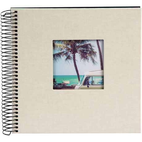 Goldbuch Bella Vista Spiral Album 21x20 Sandgrey Black Pages