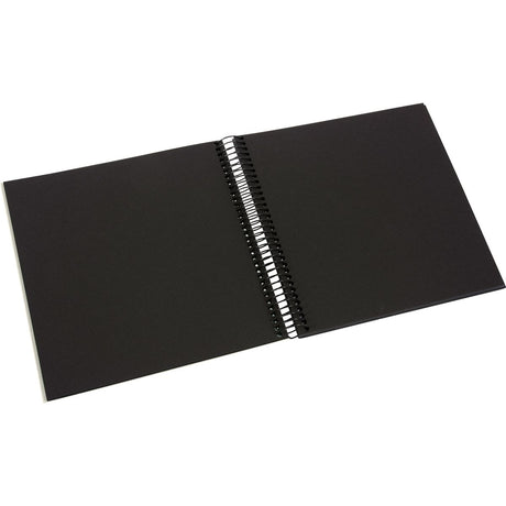 Goldbuch Bella Vista Spiral Album 21x20 Sandgrey Black Pages - image 3 of 4