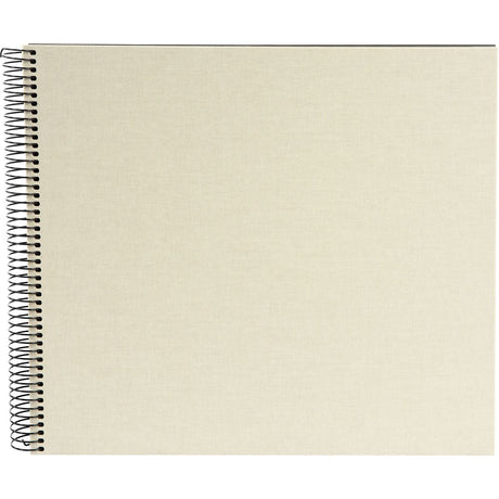 Goldbuch Bella Vista Spiral Album 35x30 Sandgrey Black Pages