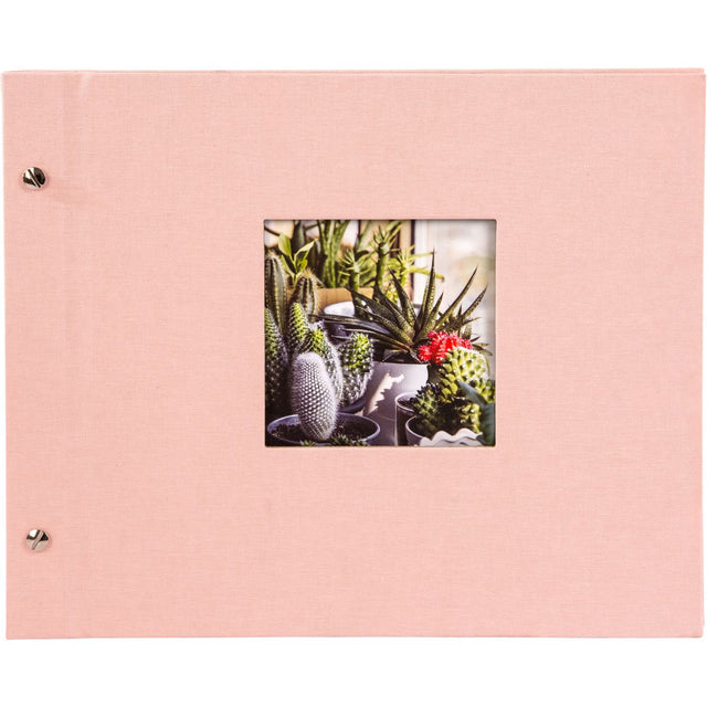 Goldbuch Bella Vista Losbladig Album 30x25 Rosé Black Pages