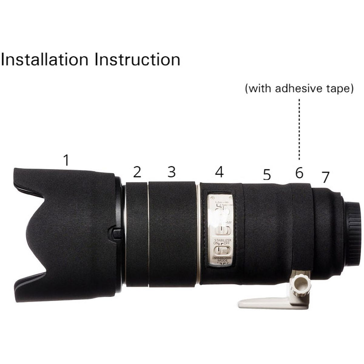 easyCover Lens Oak For EF 70-200mm f/2.8 L IS II USM Black - image 3 of 4