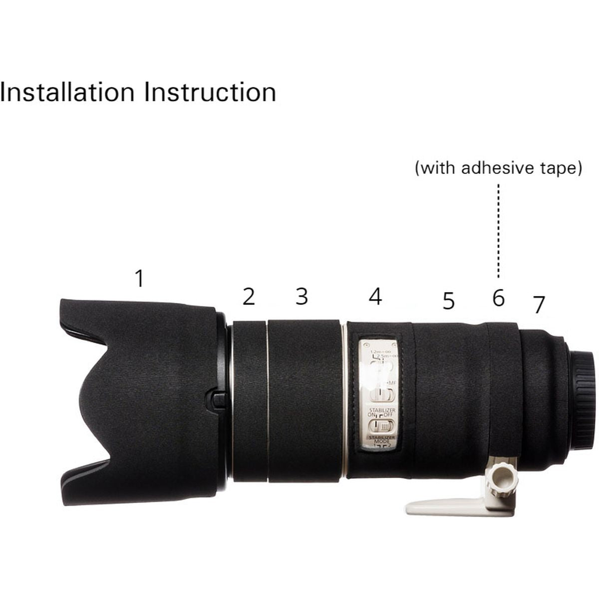 easyCover Lens Oak For EF 70-200mm f/2.8 L IS II USM Black - image 4 of 4
