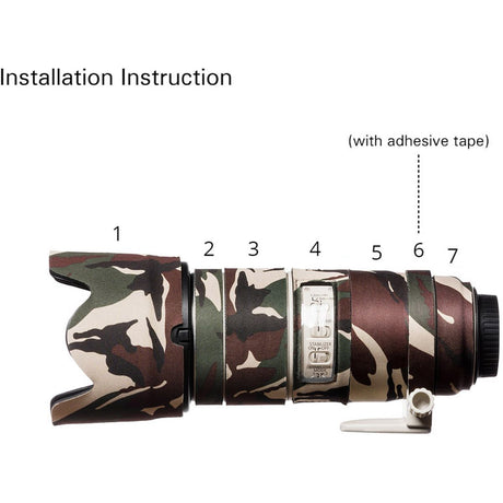 easyCover Lens Oak For EF 70-200mm II USM Green Camo - image 4 of 4