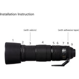 easyCover Lens Oak For AF-S 200-500mm f/5.6 E ED VR Black