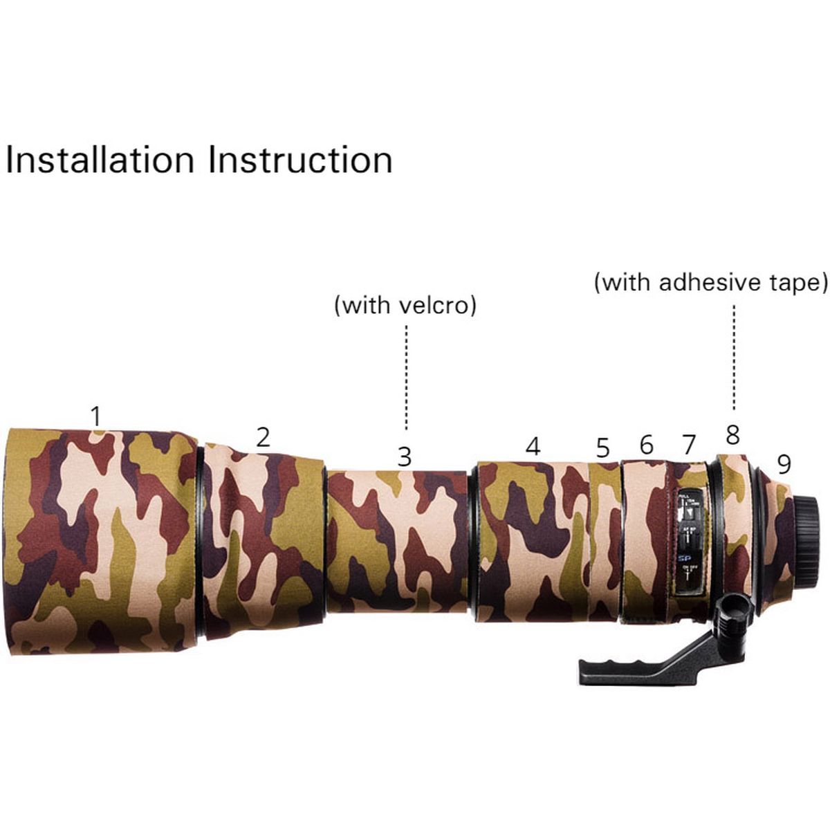 easyCover Lens Oak For SP 150-600mm 5-6.3 DI VC USD GR Camo - image 3 of 4