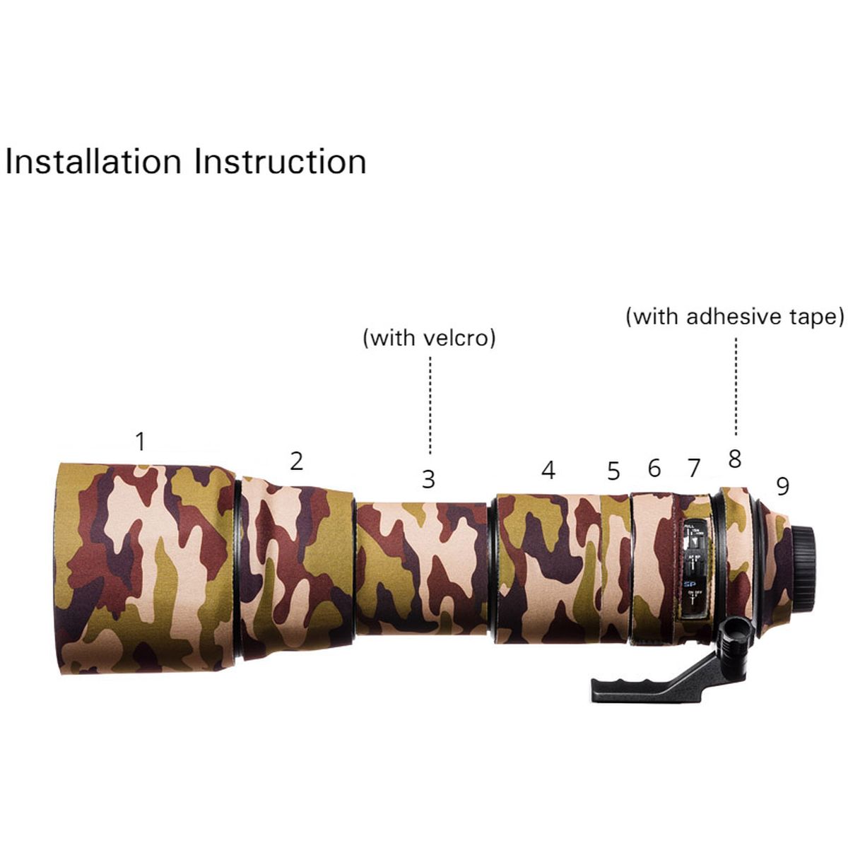 easyCover Lens Oak For SP 150-600mm 5-6.3 DI VC USD BR Camo - image 4 of 4