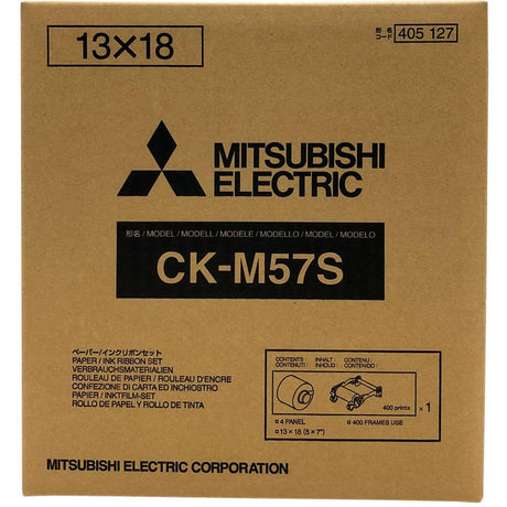 Mitsubishi CK-M57S 9x13 | 13x13 | 13x18 750 Prints Roll - image 2 of 3