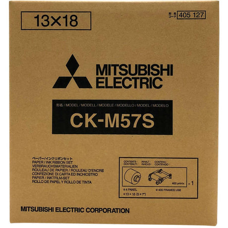 Mitsubishi CK-M57S 9x13 | 13x13 | 13x18 750 Prints Roll - image 3 of 3