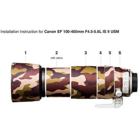 easyCover Lens Oak For EF 100-400mm L IS II USM BR Camo - image 4 of 4