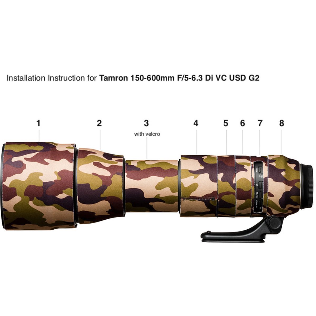 easyCover Lens Oak For SP 150-600mm DI VC USD G2 BR Camo - image 3 of 4
