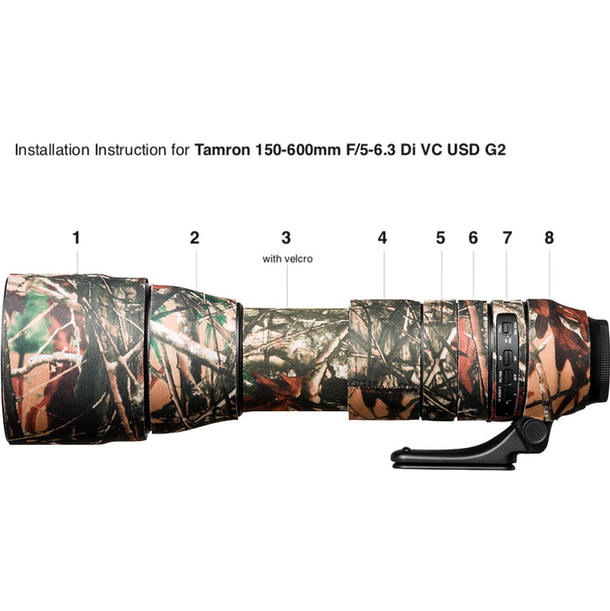 easyCover Lens Oak For SP 150-600mm DI VC USD G2 FR Camo - image 4 of 4