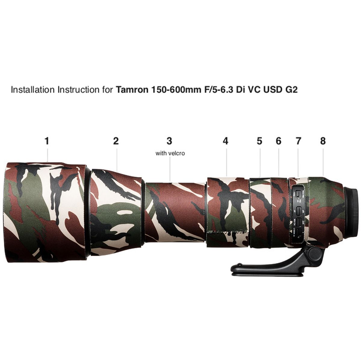 easyCover Lens Oak For Tamron SP 150-600mm DI VC USD GR Camo - image 3 of 4