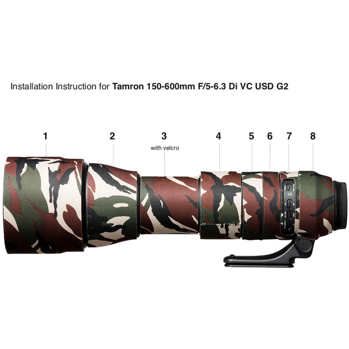 easyCover Lens Oak For Tamron SP 150-600mm DI VC USD GR Camo - image 4 of 4